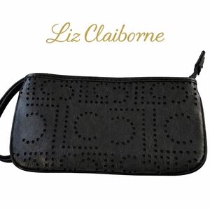 Liz Claiborne Signature Black Pouch Bag. Like New.